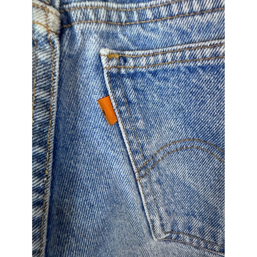 Vintage Levis 619 Orange Tab Jeans Mens fits 32X28 Light Wash Canada Denim - Picture 5 of 11